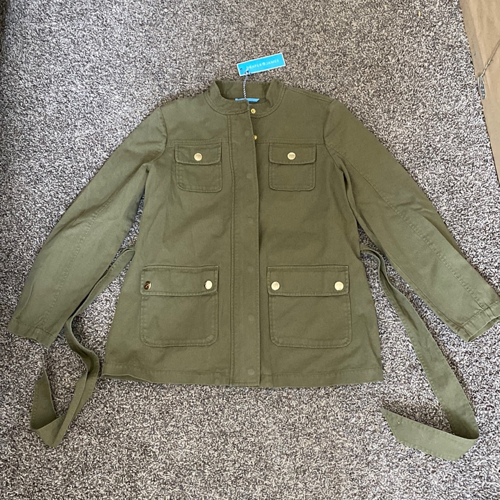 Draper James Green Field Jacket NWT